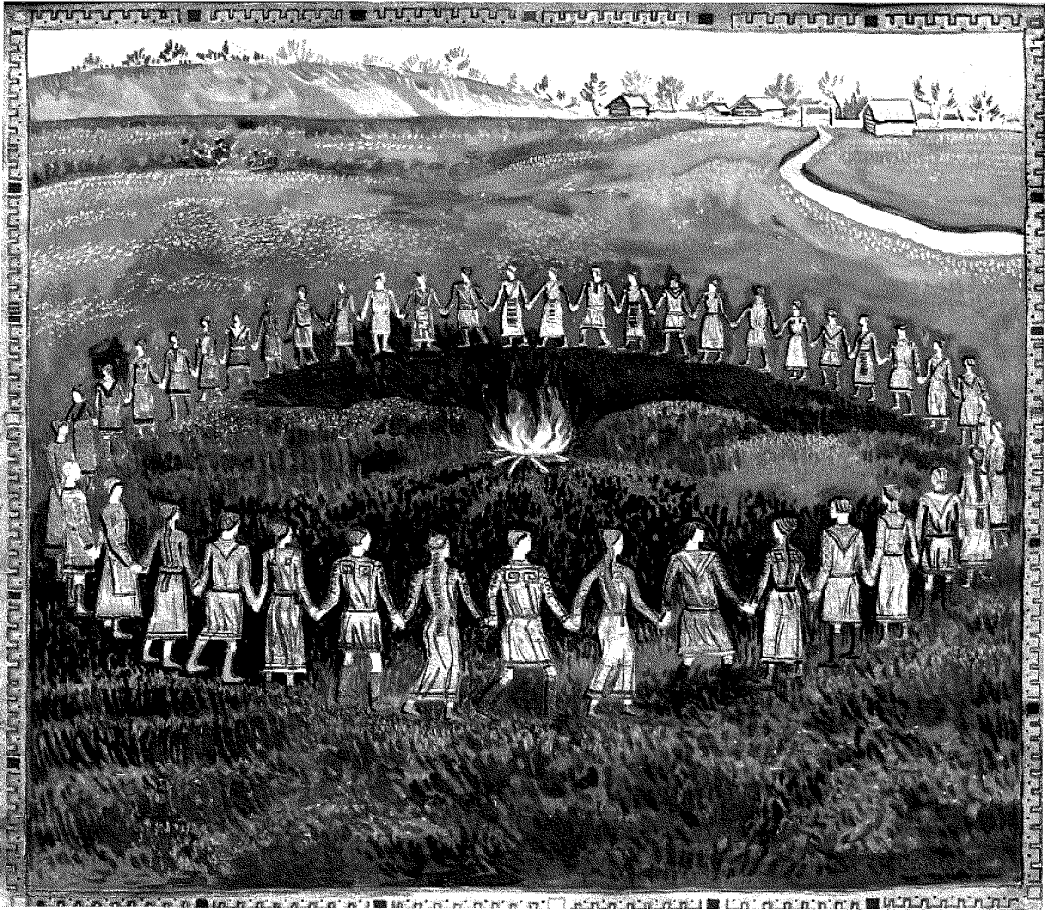 Картина «Хоровод» А.И.Миттов (1932-1971гг)